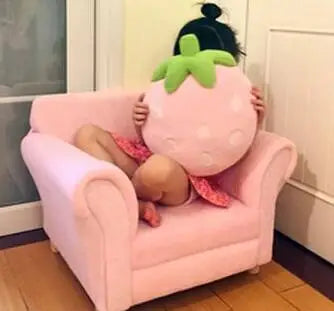 Strawberry Dream Children's Couch Set - Four Colors plush toy – – Pink Chair – Image 24 | Plushie Produce