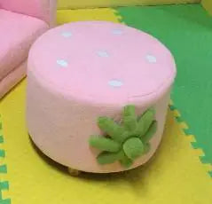Strawberry Dream Children's Couch Set - Four Colors plush toy – – Pink ottoman – Image 23 | Plushie Produce