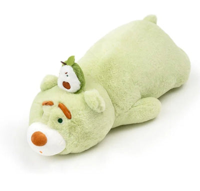 Stuffed Animal Fruit Gummy Bear Plushie, 6 Designs, 12-28" | 30-70 cm plush toy – – 50cm Avocado Lying – Image 11 | Plushie Produce