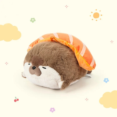 Sushi Otter Plushie, 14" | 35 cm plush toy – – Sushi brown otter – Image 19 | Plushie Produce