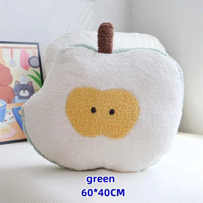 The Adorably Bitten Apple Plushie, 2 Colors plush toy – – green/Take a bite – Image 10 | Plushie Produce