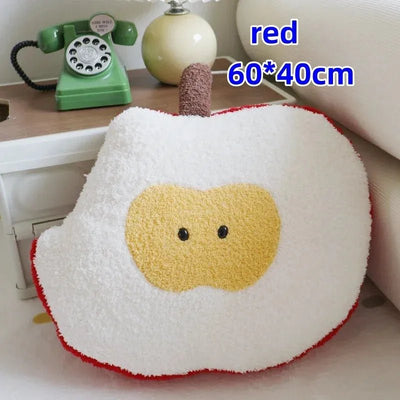 The Adorably Bitten Apple Plushie, 2 Colors plush toy – – red/ Take a bite – Image 7 | Plushie Produce