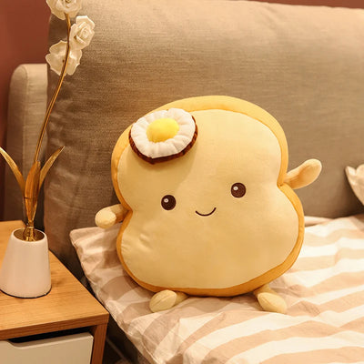 The Cozy Bread Plush Toy Collection, 1.3-3.9' | 40-120cm plush toy – – 45CM light Sliced – Image 8 | Plushie Produce