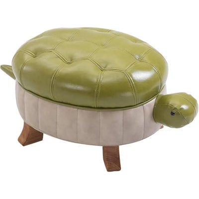 Turtle Time Faux Leather Ottoman - Five Colors plush toy – – – Image 1 | Plushie Produce