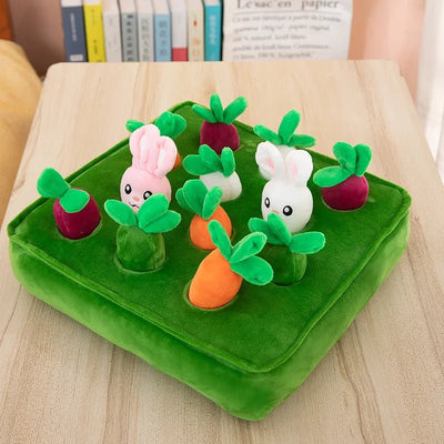 Vegetable Put-In-the-Hole Plush Toys | Educational Plushies for Early Childhood plush toy – – green 2 – Image 9 | Plushie Produce