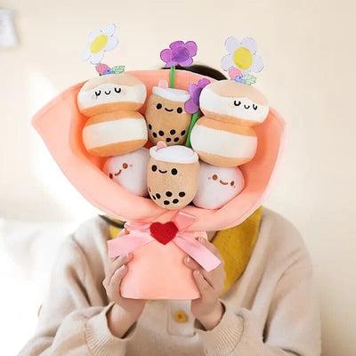 Bubble Tea Bouquet Plushie, 12 in | 30 cm plush toy – – – Image 2 | Plushie Produce