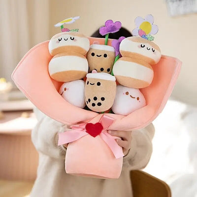 Bubble Tea Bouquet Plushie, 12 in | 30 cm plush toy – – – Image 3 | Plushie Produce