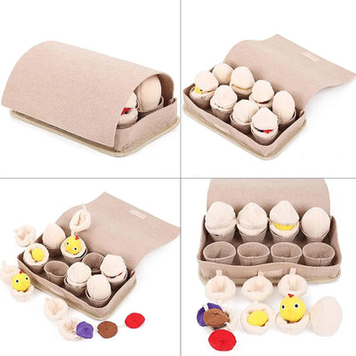 Carton of Eggs Dog Toy, 11" | 28 cm plush toy – – – Image 4 | Plushie Produce