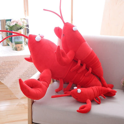 Cartoon Red Lobster Plush Toy, 12-31" | 30-80 cm plush toy – – – Image 3 | Plushie Produce