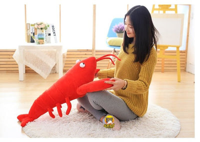 Cartoon Red Lobster Plush Toy, 12-31" | 30-80 cm plush toy – – – Image 4 | Plushie Produce