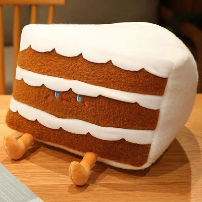 Cartoon Slice of Cake Plushie, 8-20" | 20-50 cm plush toy – – Choclate – Image 3 | Plushie Produce