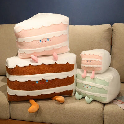 Cartoon Slice of Cake Plushie, 8-20" | 20-50 cm plush toy – – – Image 6 | Plushie Produce