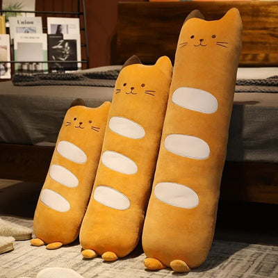 Cat Baguette Body Pillow, 2-3.3' | 60-100 cm plush toy – – – Image 4 | Plushie Produce