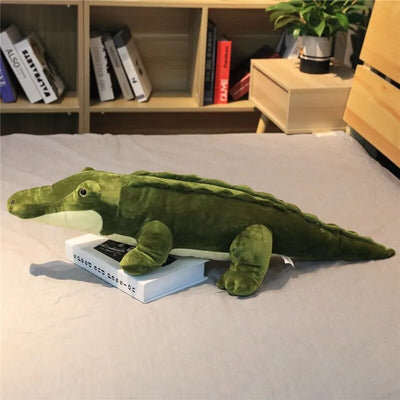 Closed-Mouth Crocodile Stuffed Animal, 3-3.9' | 90-120 cm plush toy – – – Image 3 | Plushie Produce