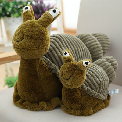 Corduroy Snail Plush Toy, 11-16" | 28-40 cm plush toy – – – Image 2 | Plushie Produce