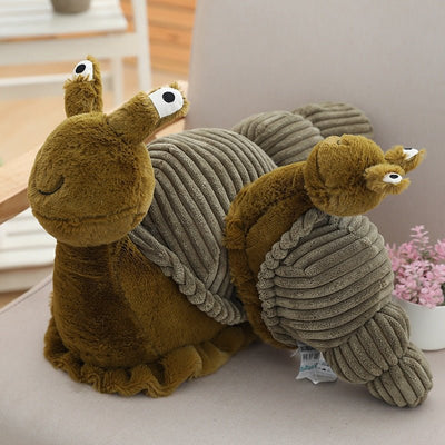 Corduroy Snail Plush Toy, 11-16" | 28-40 cm plush toy – – – Image 3 | Plushie Produce