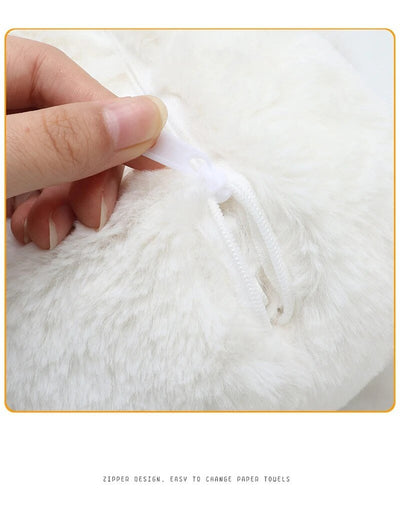 Farm Stuffed Animal Tissue Holder, Three Animals, 11" | 27 cm plush toy – – – Image 10 | Plushie Produce