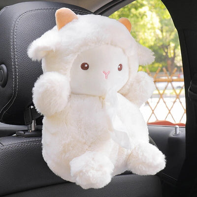 Farm Stuffed Animal Tissue Holder, Three Animals, 11" | 27 cm plush toy – – – Image 2 | Plushie Produce
