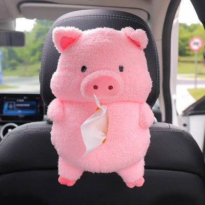 Farm Stuffed Animal Tissue Holder, Three Animals, 11" | 27 cm plush toy – – Pig – Image 5 | Plushie Produce