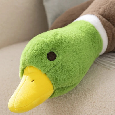 Jumbo Mallard Duck Plushie, 30-40" | 75-100 cm plush toy – – – Image 6 | Plushie Produce