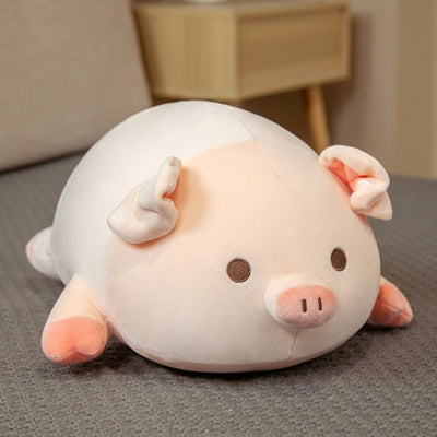 Jumbo Pink Squishy Pig Plushie, 1.3-2.6' | 40-80 cm plush toy – – 1.3 ft (40cm) – Image 4 | Plushie Produce
