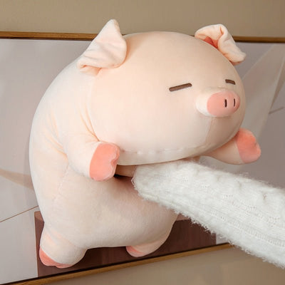 Jumbo Pink Squishy Pig Plushie, 1.3-2.6' | 40-80 cm plush toy – – – Image 5 | Plushie Produce
