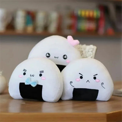 Kawaii Onigiri Plushie, 8"-14" | 20-36 cm plush toy – – – Image 6 | Plushie Produce