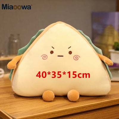 Kawaii Sandwich Slice Plushie: Four Styles, 12-18 in | 30-45 cm plush toy – – 40cm angry – Image 8 | Plushie Produce