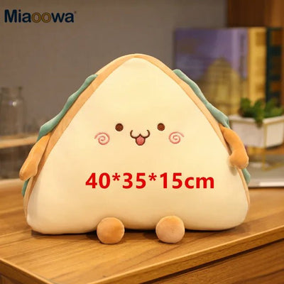 Kawaii Sandwich Slice Plushie: Four Styles, 12-18 in | 30-45 cm plush toy – – 40cm laughing – Image 6 | Plushie Produce