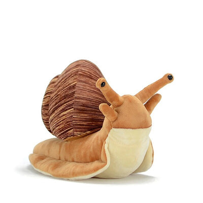 Large Realistic Land Snail Stuffed Animal, 16" | 40 cm plush toy – – – Image 2 | Plushie Produce