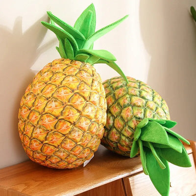Lifelike Pineapple Plushie, Two Styles, 19" | 48 cm plush toy – – – Image 3 | Plushie Produce