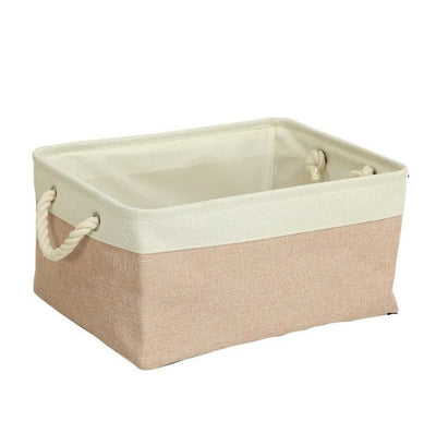 Linen/Canvas Toy Storage Basket, 30 Varieties, 16" | 41 cm plush toy – – baipin fen – Image 3 | Plushie Produce