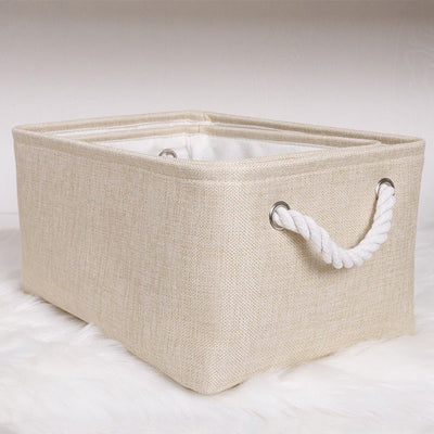 Linen/Canvas Toy Storage Basket, 30 Varieties, 16" | 41 cm plush toy – – – Image 22 | Plushie Produce