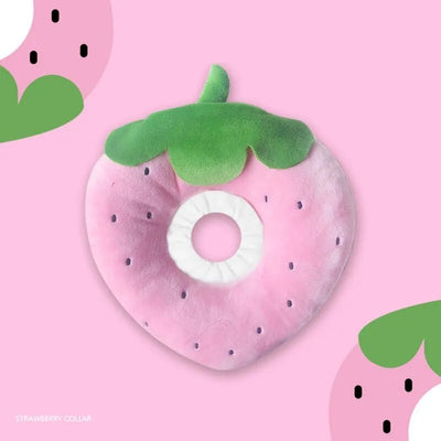 Plush Fruit Pet Recovery Collar, For Pets to 13 lbs. (6 kg) plush toy – – – Image 6 | Plushie Produce