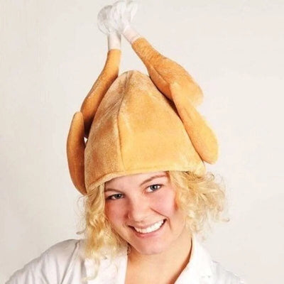 Plush Roasted Turkey Hat, 10" | 25 cm plush toy – – – Image 3 | Plushie Produce