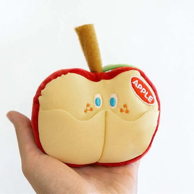 Plushie Apple Sniffing Toy for Dogs, 4" | 8 cm plush toy – – – Image 2 | Plushie Produce