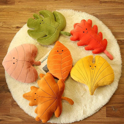 Plushie Autumn Leaf Collection- Fall Decor, Six Styles, 14" | 35 cm plush toy – – – Image 11 | Plushie Produce