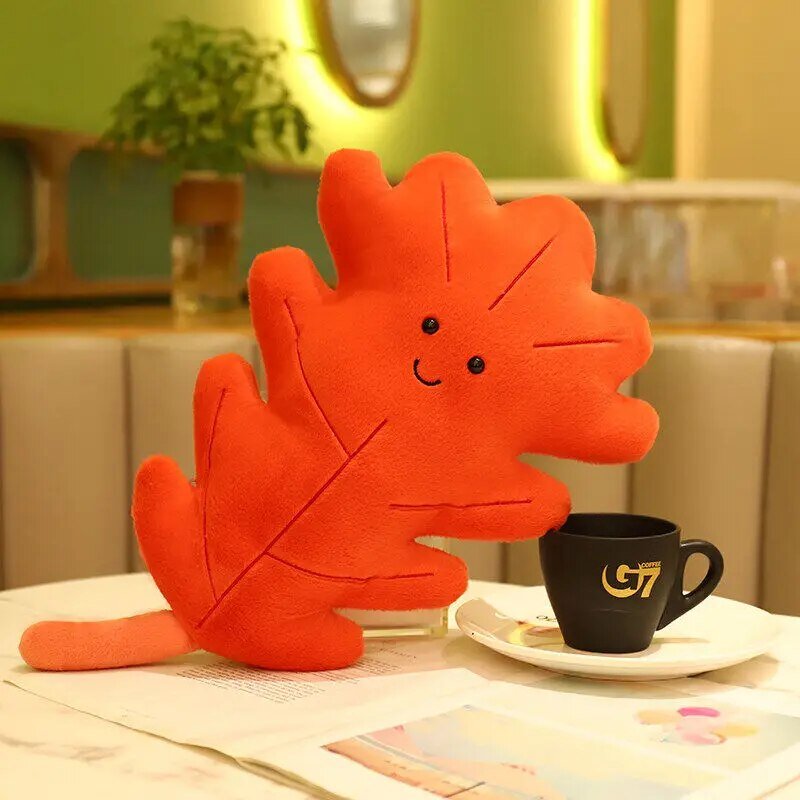 Plushie Autumn Leaf Collection- Fall Decor, Six Styles, 14" | 35 cm plush toy – – – Image 5 | Plushie Produce