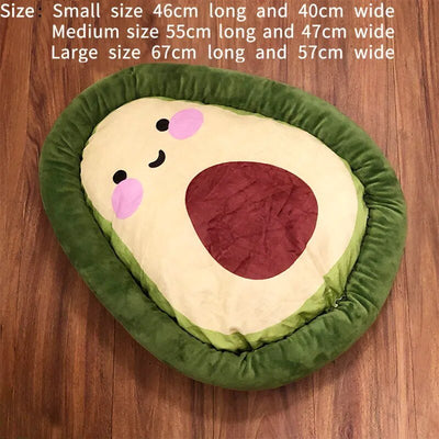 Plushie Avocado Pet Bed, For Pets up to 39 lbs (18 kgs) plush toy – – S(less than 3kg) – Image 4 | Plushie Produce
