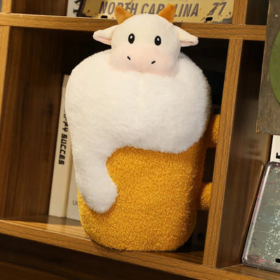 Plushie Beer Mug with a Cow or Fox, 15-23" | 38-50 cm plush toy – – – Image 10 | Plushie Produce