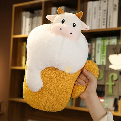 Plushie Beer Mug with a Cow or Fox, 15-23" | 38-50 cm plush toy – – – Image 9 | Plushie Produce