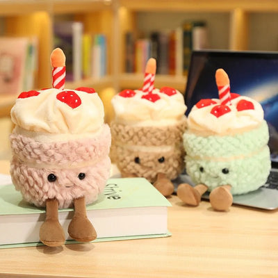 Plushie Birthday Cupcake, Five Colors, 10" | 26 cm plush toy – – – Image 2 | Plushie Produce