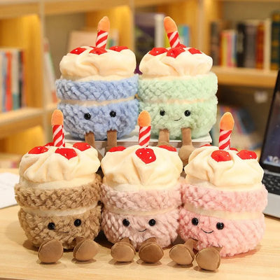 Plushie Birthday Cupcake, Five Colors, 10" | 26 cm plush toy – – – Image 9 | Plushie Produce