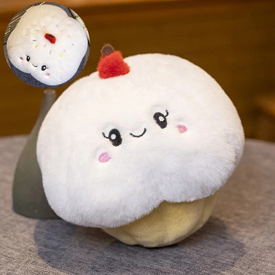 Plushie Cartoon Cupcake, Five Styles, 6-10" | 15-25 cm plush toy – – 20cm cherry – Image 4 | Plushie Produce