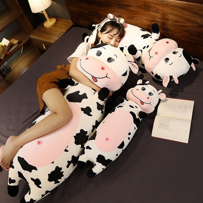 Plushie Cartoon Dairy Cow Body Pillow, 2.3' | 70 cm plush toy – – – Image 4 | Plushie Produce