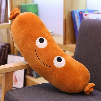 Plushie Cartoon Snack Foods, Eight Foods, 8-28" | 20-70 cm plush toy – – 20cm sausage – Image 7 | Plushie Produce