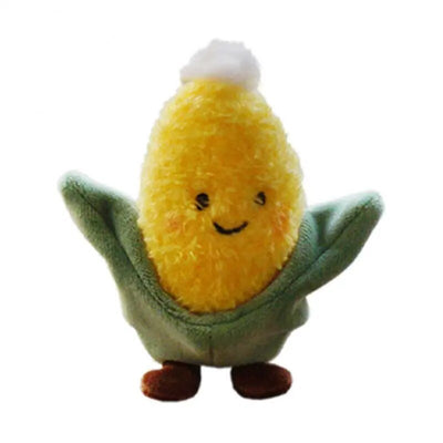 Plushie Cartoon Vegetable Keychain, 5 Vegetables plush toy – – corn – Image 7 | Plushie Produce