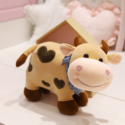 Plushie Dairy Cow in Chocolate, Strawberry, or Milk, 10-14" | 25-35 cm plush toy – – 10"(25CM) – Image 3 | Plushie Produce