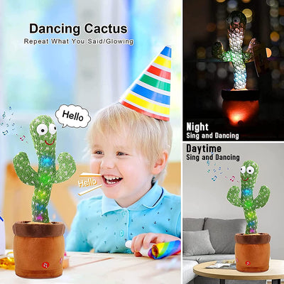 Plushie Dancing Singing Cactus, 13" | 32 cm plush toy – – – Image 3 | Plushie Produce