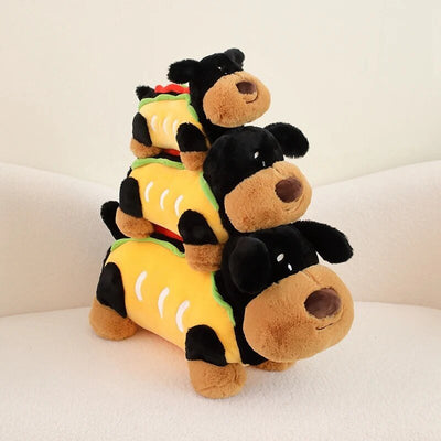 Plushie Dog as a Hot Dog, 12-22" | 30-55 cm plush toy – – – Image 3 | Plushie Produce
